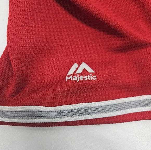 Los Angeles Angels Majestic Red Cool Base Jersey Women's XXL - Picture 10 of 10